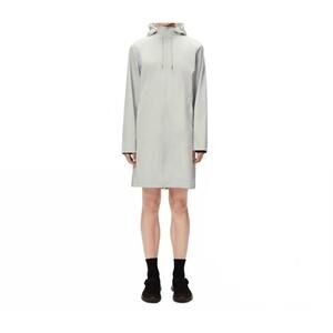 NEW RAINS suva long rain jacket in sandstone